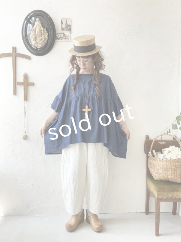 画像8: sorte cuff／インディゴフレアプルオーバー (8)