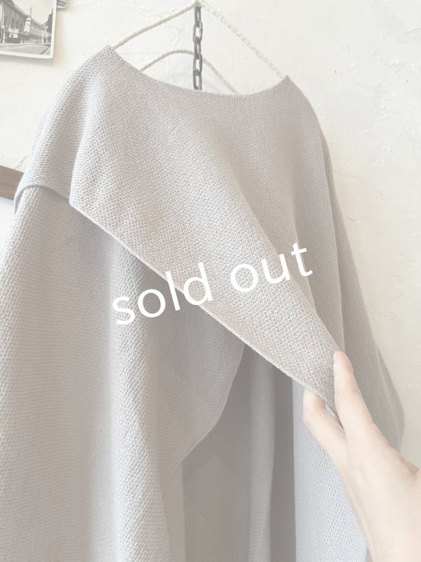 画像9: 08mab/デザインニットプルオーバー・黒 (9)