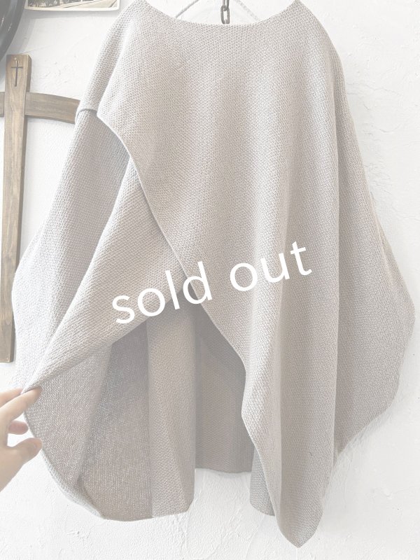 画像6: 08mab/デザインニットプルオーバー・黒 (6)