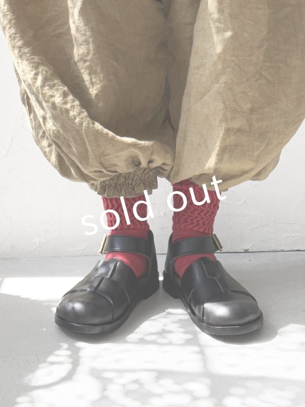 画像3: 【30%OFF SALE】Diu/本革太メッシュサンダル・ブラック【M】 (3)