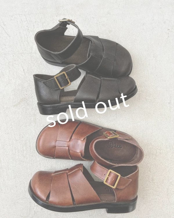 画像6: 【30%OFF SALE】Diu/本革太メッシュサンダル・ブラック【M】 (6)