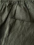 画像2: seasew.／520 ワッシャーコットンペチパンツ・カーキ (2)