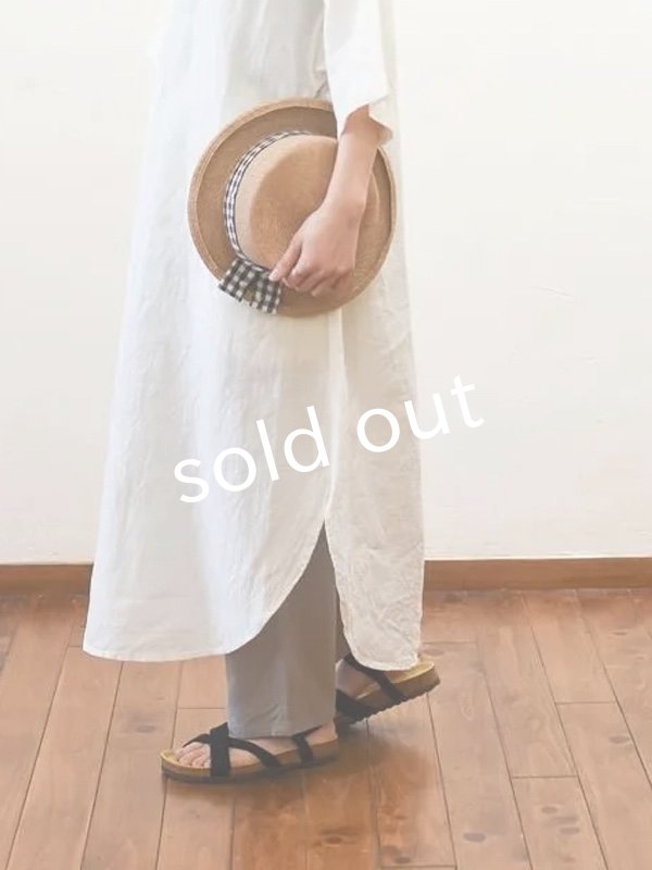 画像5: seasew./520 ワッシャーコットンペチパンツ・ネイビー (5)