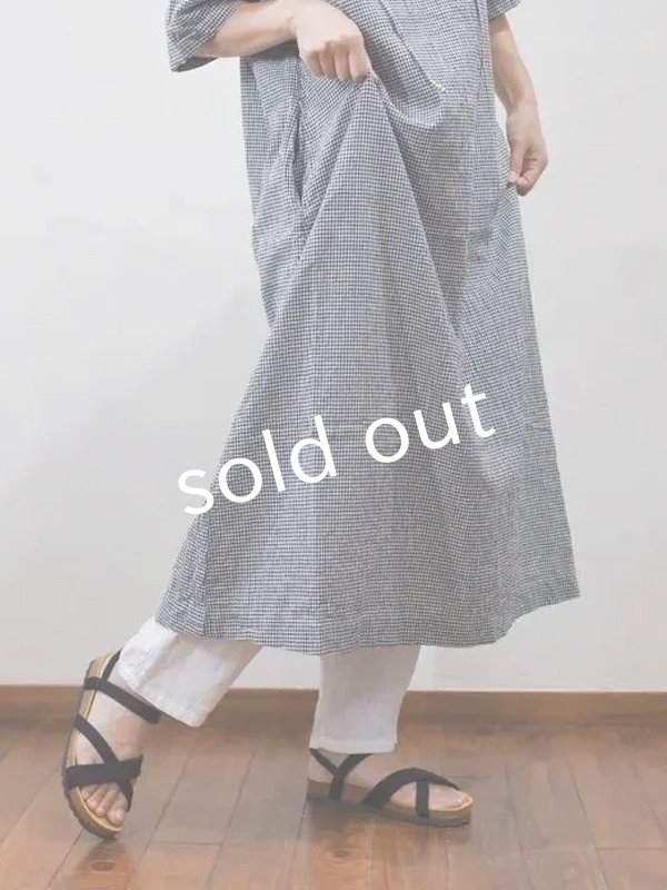 画像7: seasew./520 ワッシャーコットンペチパンツ・ネイビー (7)