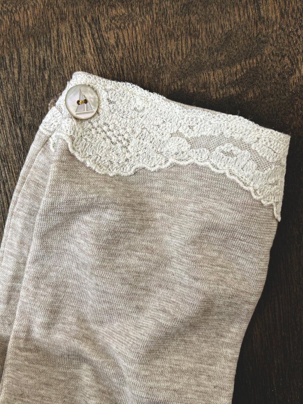 画像9: monami／コットンUVロングアームカバー・ボタン (9)