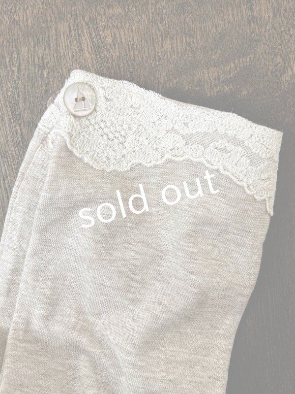 画像4: monami／コットンUVロングアームカバー・ボタン (4)