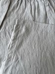 画像2: seasew.／520 リネンペチパンツ・シルバーグレー (2)
