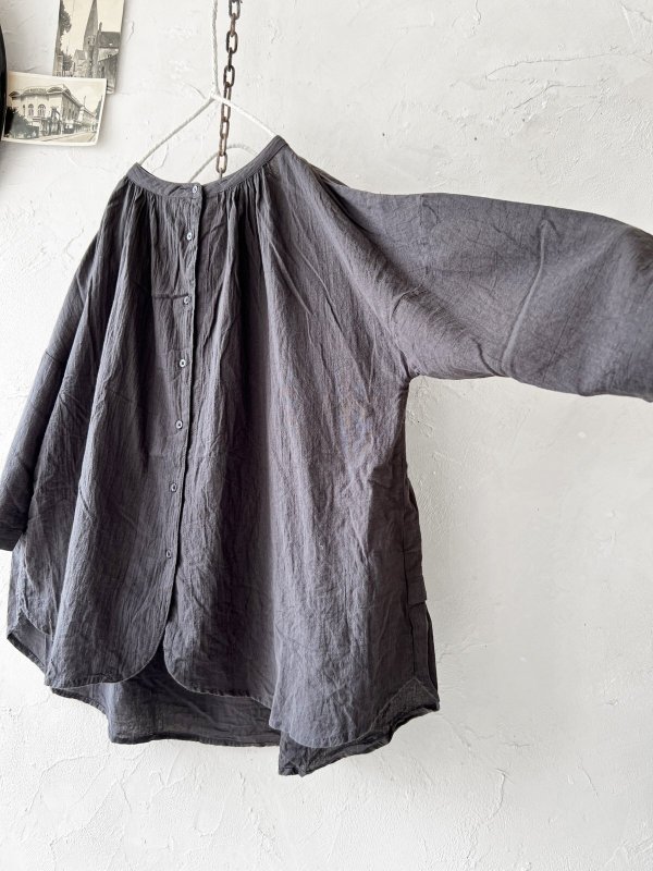 画像5: SO／コットンボイルブラウス・スミ (5)