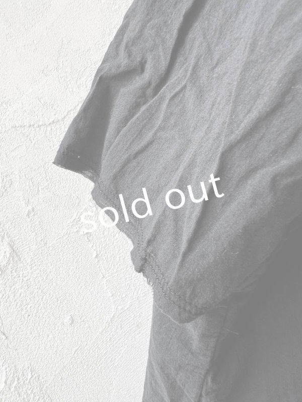 画像4: SO／裁ち切りスキッパーチュニック・ブラック (4)