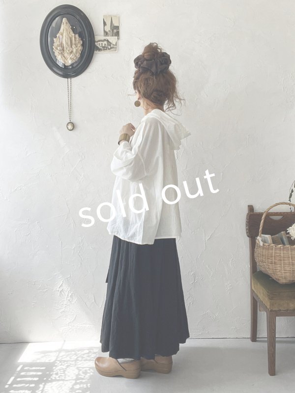 画像12: SO/ライトフィニッシュパーカー・ブラック (12)