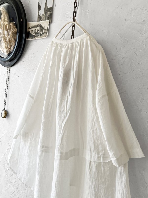 画像9: SO／コットンボイルブラウス・スミ (9)