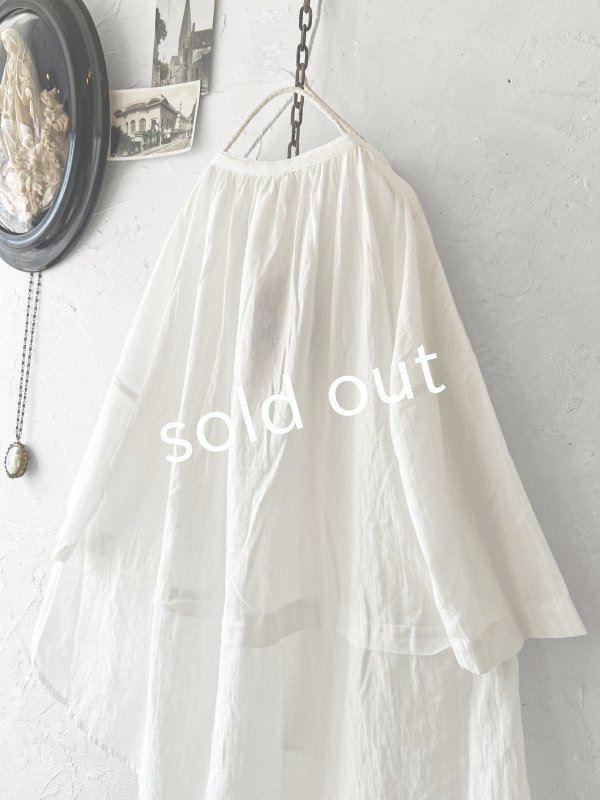 画像8: SO/コットンボイルブラウス・ペールピンク (8)