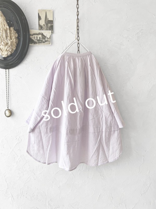 画像5: SO/コットンボイルブラウス・ペールピンク (5)