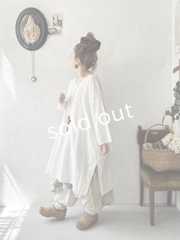 画像12: SO／裁ち切りスキッパーチュニック・ブラック (12)