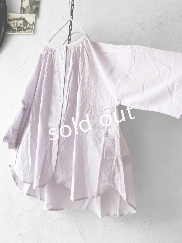 画像4: SO/コットンボイルブラウス・ペールピンク (4)