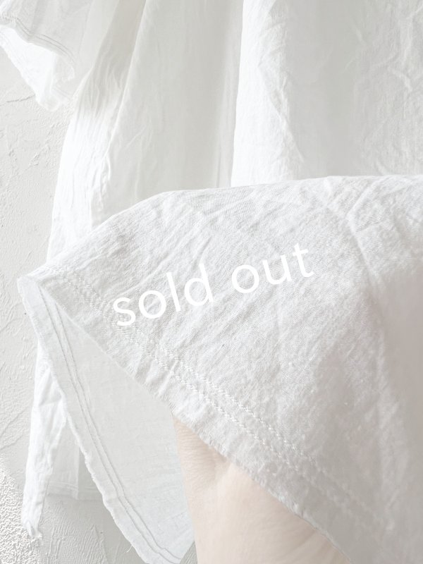 画像8: SO／裁ち切りスキッパーチュニック・ブラック (8)