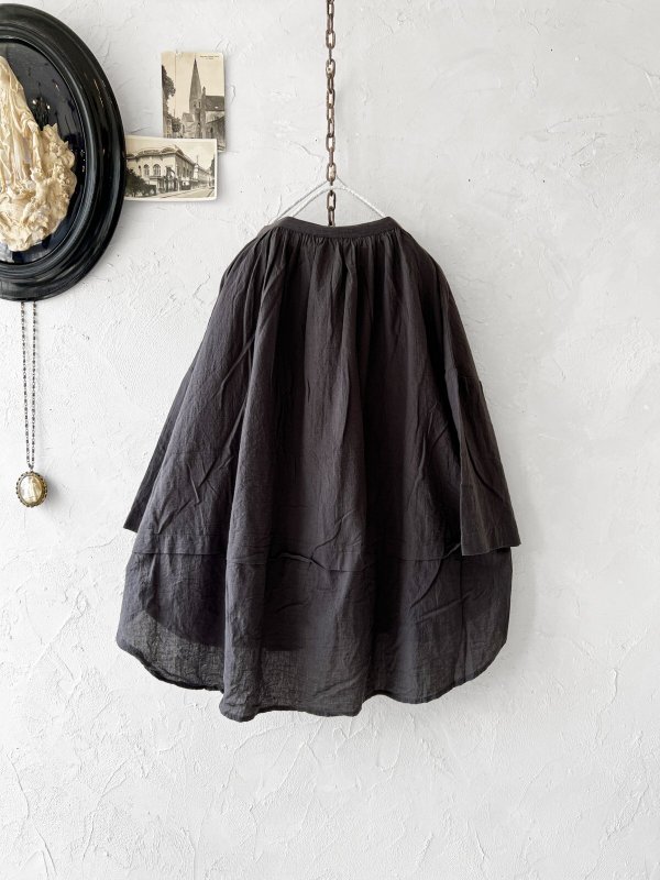 画像6: SO／コットンボイルブラウス・スミ (6)