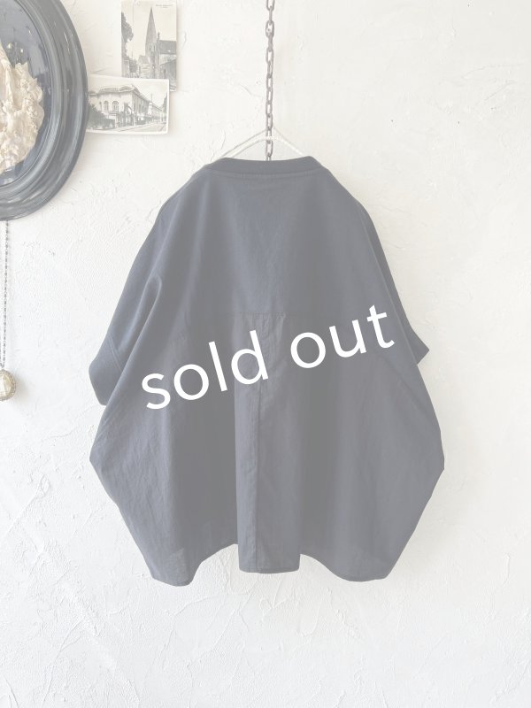 画像7: SO／切り替えワイドプルオーバー・ネイビーブラック (7)