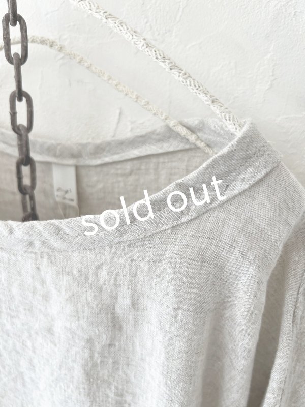 画像3: SO／太パイピング衿プルオーバー・ナチュラル (3)