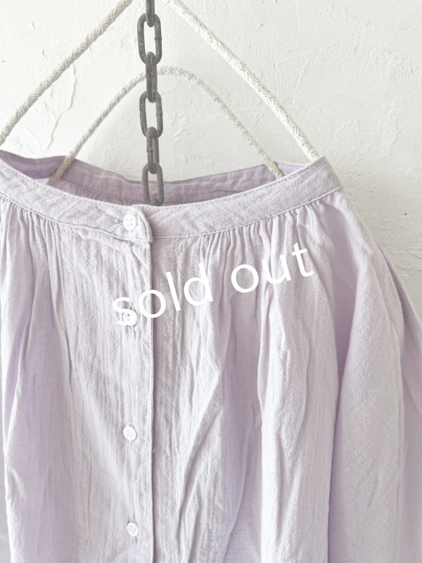 画像2: SO/コットンボイルブラウス・ペールピンク (2)