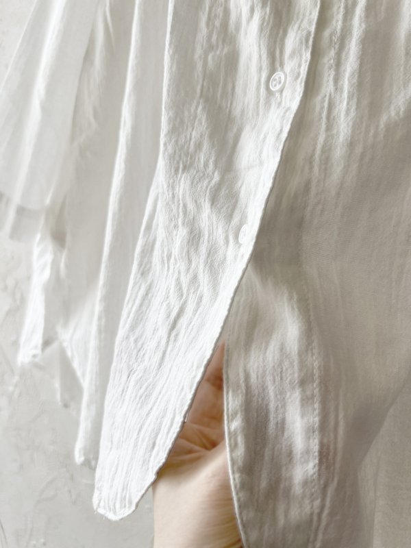 画像7: SO／コットンボイルブラウス・スミ (7)