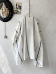 画像6: SO／ガーゼワイドチュニック・ブルーストライプ (6)