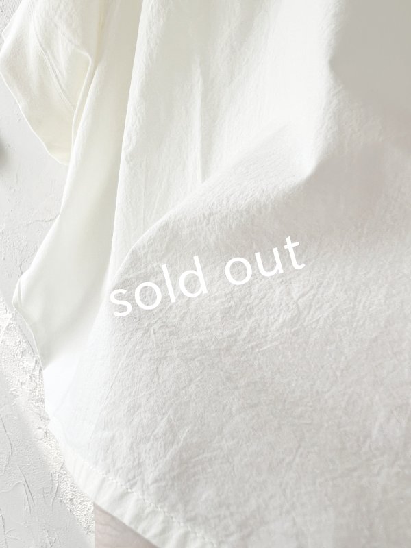 画像6: SO／切り替えワイドプルオーバー・ミルクホワイト (6)