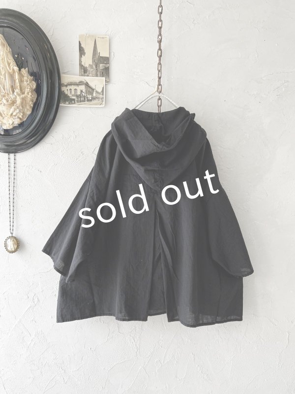 画像5: SO/ライトフィニッシュパーカー・ブラック (5)