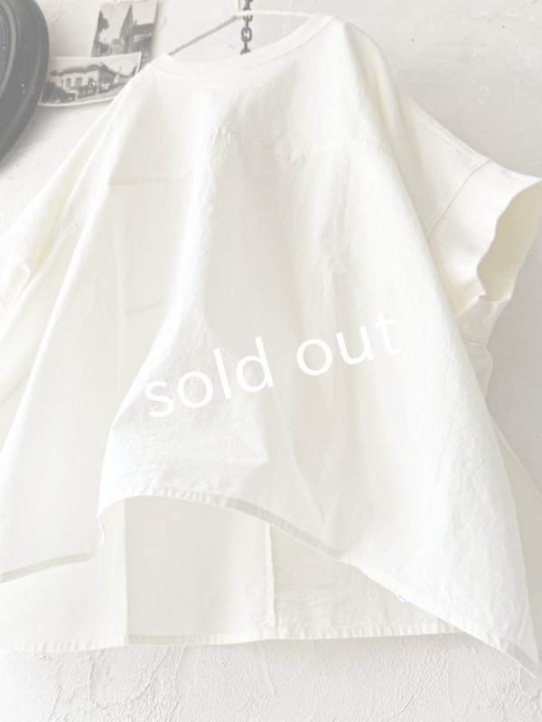 画像7: SO／切り替えワイドプルオーバー・ミルクホワイト (7)