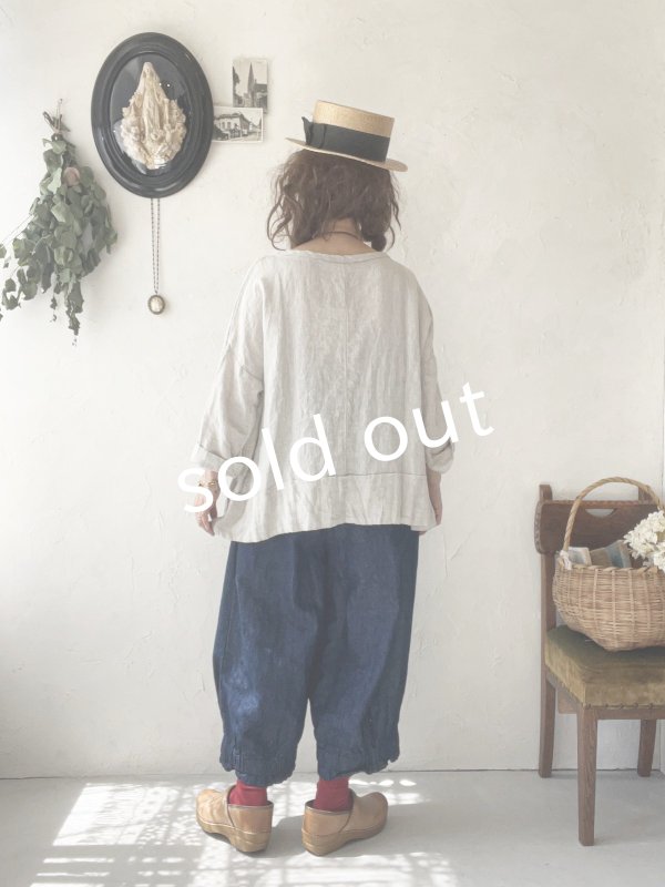 画像11: SO／太パイピング衿プルオーバー・ナチュラル (11)