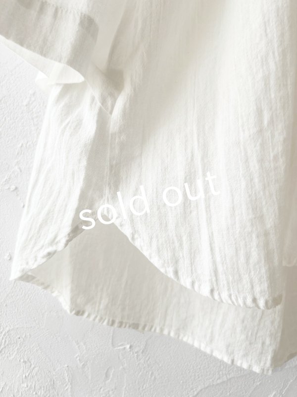 画像4: SO/コットンボイルブラウス・オフ (4)