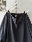 画像2: SO／裁ち切りスキッパーチュニック・ブラック (2)