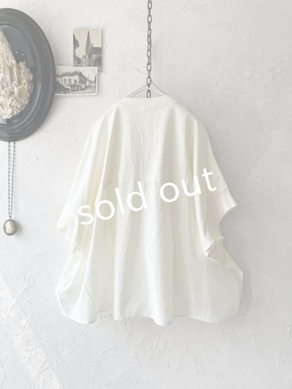 画像10: SO／切り替えワイドプルオーバー・ミルクホワイト (10)