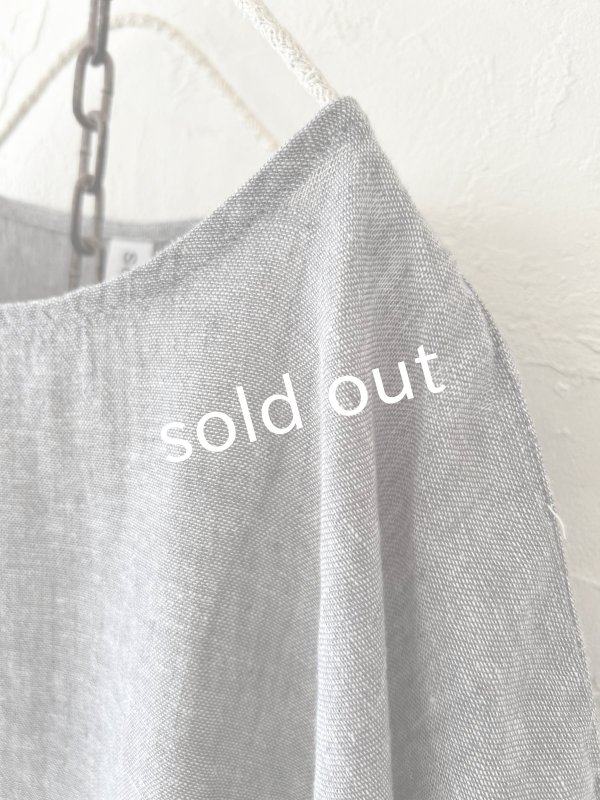 画像3: SO／ガーゼワイドチュニック・グレー (3)