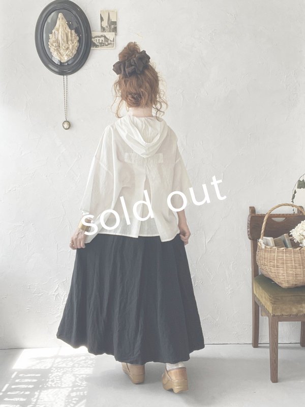 画像13: SO/ライトフィニッシュパーカー・ブラック (13)