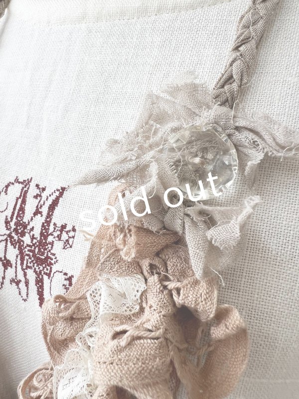 画像6: pollenbienco／アンティークレースと十字架のネックレス・特大 (6)