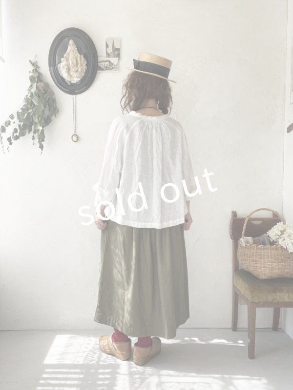 画像11: seasew.／702 タックスカート・カーキ (11)