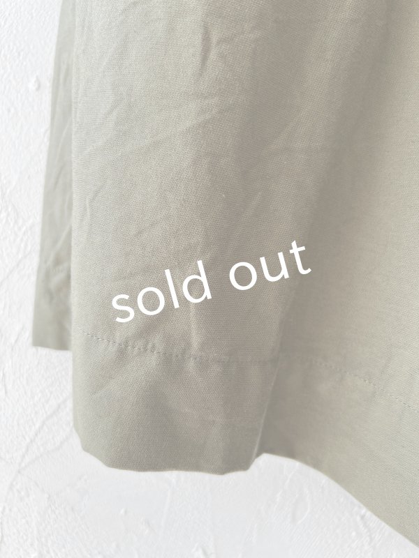 画像5: seasew.／702 タックスカート・カーキ (5)