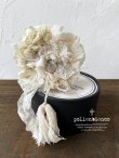 画像1: pollenbienco／アンティークレースのコサージュ・C (1)