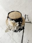 画像2: pollenbienco／アンティークレースの帽子・D (2)