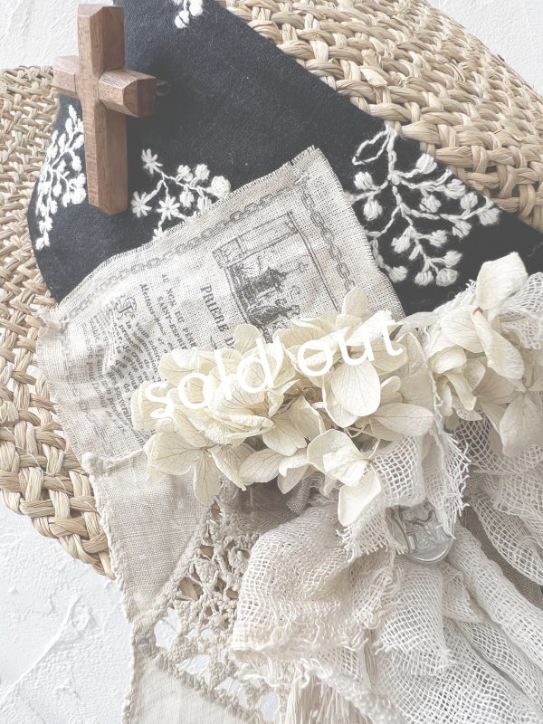 画像8: pollenbienco／アンティークレースの帽子・C (8)