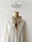画像1: pollenbienco／アンティークレースと十字架のネックレス・B (1)