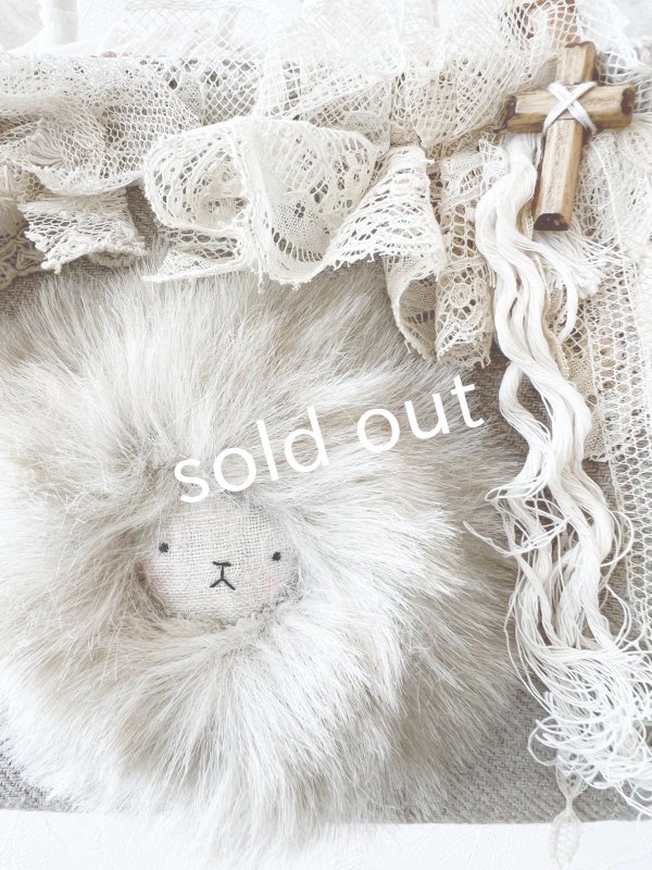 画像4: pollenbienco／アンティークレースのsukekiyoバスケット (4)