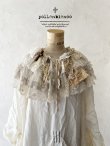 画像1: pollenbienco／アンティークレースのティペット・A (1)