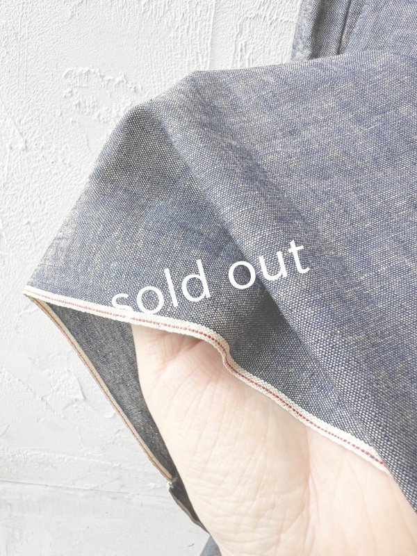 画像8: MARCHE' DE SOEUR／十字架ネックレス付きギャザーワンピース・ダンガリー (8)