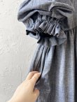 画像7: MARCHE' DE SOEUR／十字架ネックレス付きギャザーワンピース・ダンガリー (7)