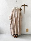 画像8: pollenbienco/アンティークレースのギャザーワンピース・ピンクベージュC (8)