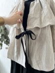画像7: kosatofuku／リボンと大きなフリルカラーのブラウス・生成り (7)