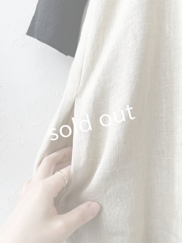 画像8: kosatofuku／レースフリルショルダーのサロペットワンピース・生成り (8)