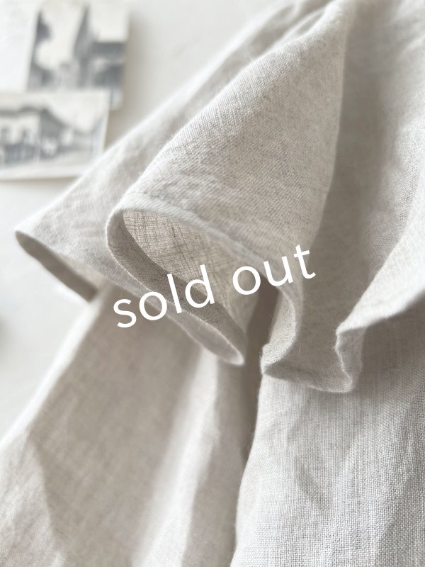 画像9: kosatofuku/リボンと大きなフリルカラーのブラウス・生成り (9)